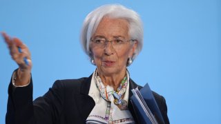 Christine Lagarde, president of the European Central Bank, at a rates decision news conference in Frankfurt, Germany, on March 7, 2024.