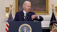 Biden tries to calm Democrats as 2024 drop-out pressure mounts: ‘I'm not leaving'