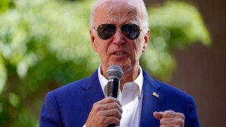 U.S. President Joe Biden delivers remarks at a campaign event in Harrisburg, Pennsylvania, U.S., July 7, 2024. 