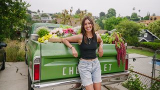 Hintze looks forward to growing her business, Main Street Flower Truck, and hopes to see it featured in TV shows and movies one day.