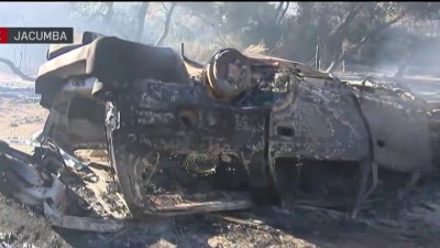 Car that started 700-acre brush fire in Jacumba uncovered
