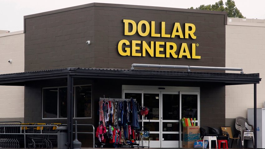 A Dollar General store is seen, Aug. 3, 2017, in Luther, Okla.