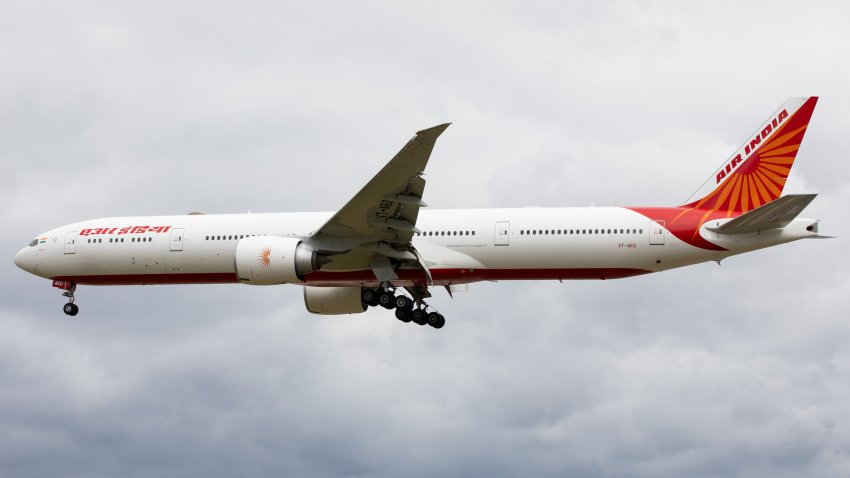 An Air India plane.