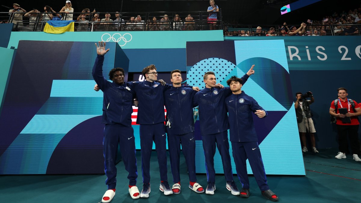 Men’s gymnastics team final US stuns with medal finish NBC 7 San Diego