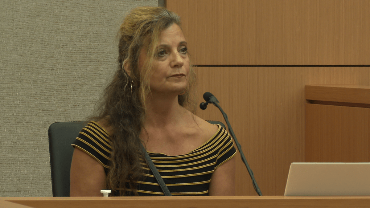 Connie Dadkhah's friend Laurie Mathis testified during the murder trial on July 23, 2024.