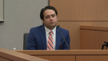 Robert Valadez testifies about statistics during the murder trial of Parrish Chambers Jr.