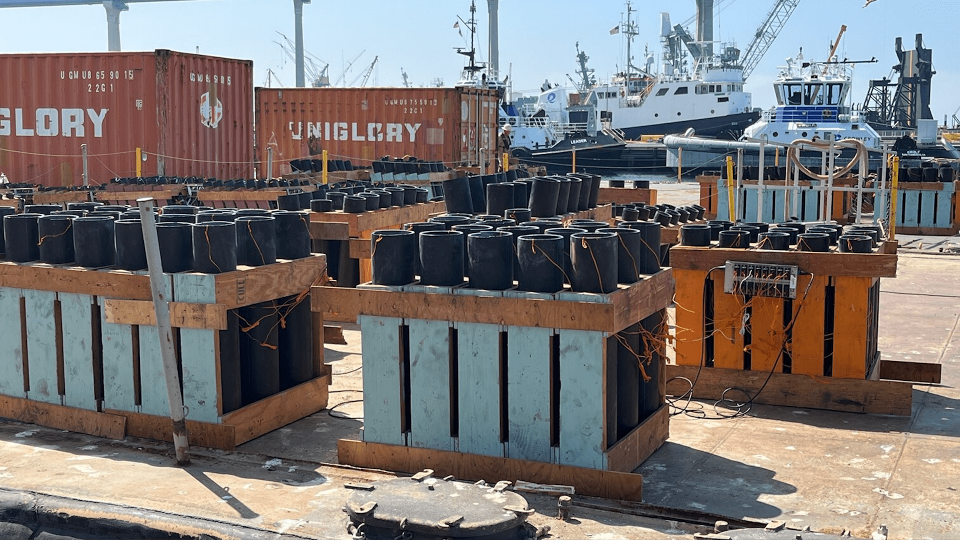 Big Bay Boom preparations on July 4, 2024.