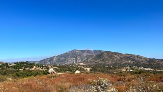 Fire crews were battling the Border 65 Fire near the US-Mexico border on July 28, 2024. (Cal Fire/San Diego County Fire)