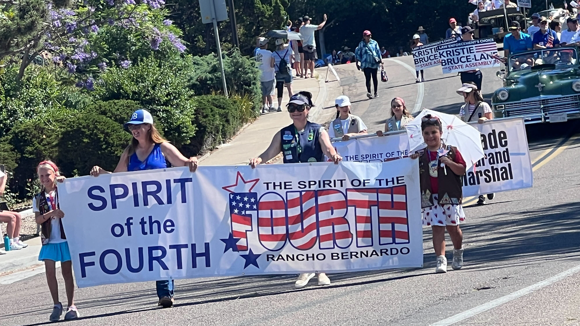 Rancho Bernardo’s Spirit of the Fourth parade on July 4, 2024.