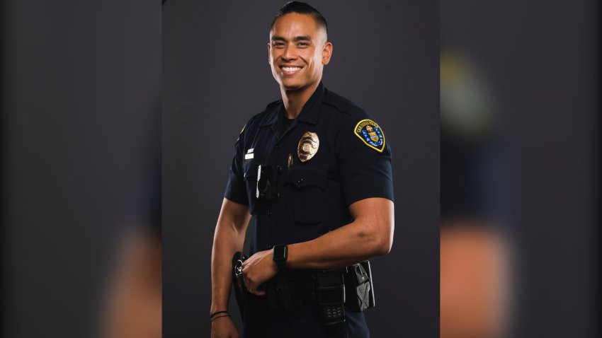 A photo of San Diego Police Department Officer Austin Machitar, who died after a fiery multi-car crash in Clairemont on Aug. 26, 2024. (Image courtesy of the San Diego Police Department)