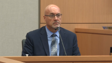 Forensic scientist Chris Coleman testifies during the murder trial of Parrish Chambers Jr.