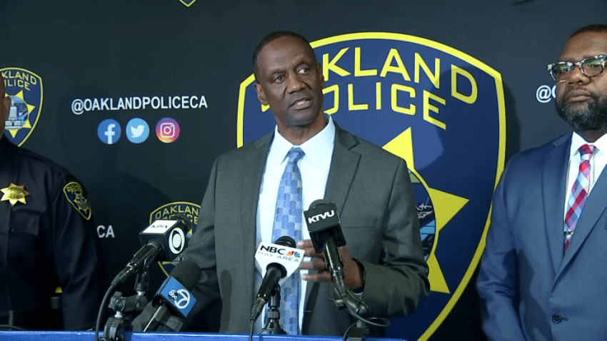 Oakland police Chief Floyd Mitchell.