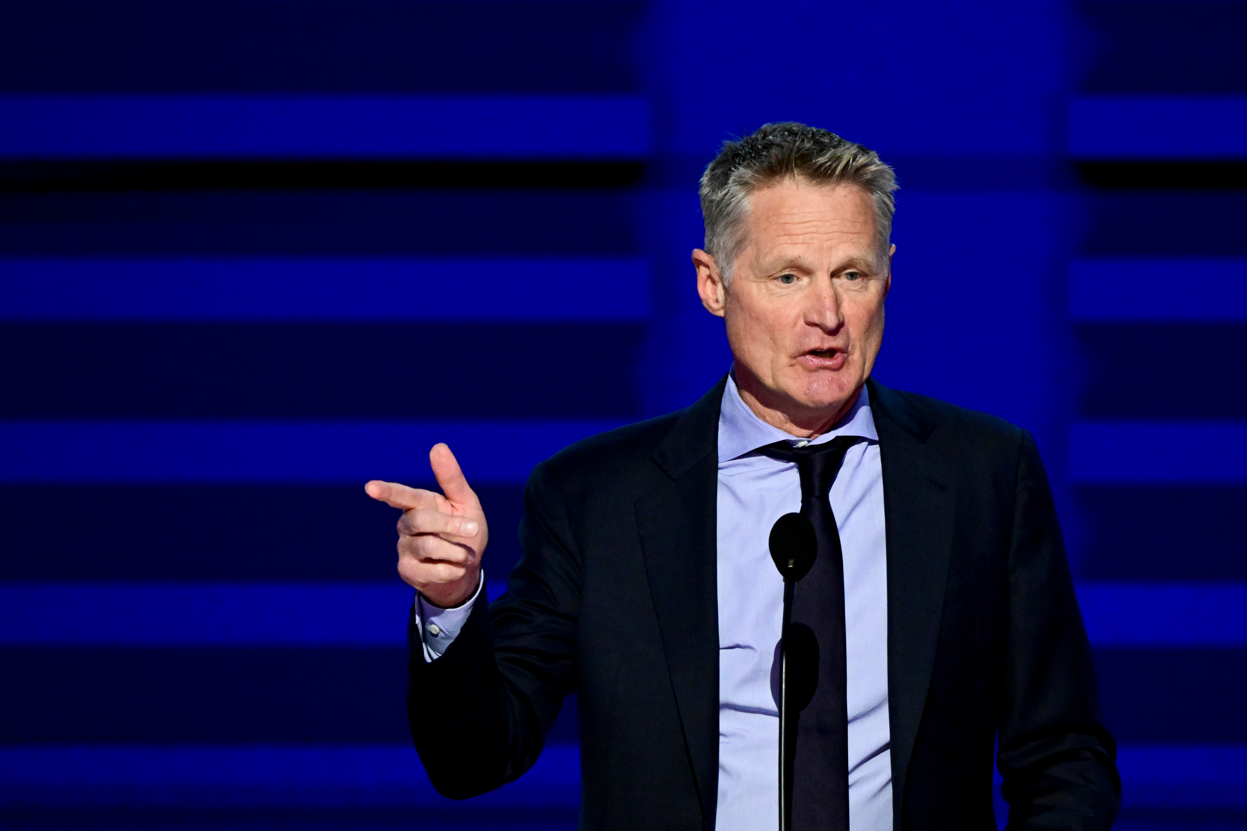 Steve Kerr campaigns for Kamala Harris ‘I believe in a certain kind of