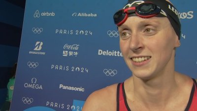 Ledecky on winning her fourth consecutive gold medal: ‘I feel relieved'
