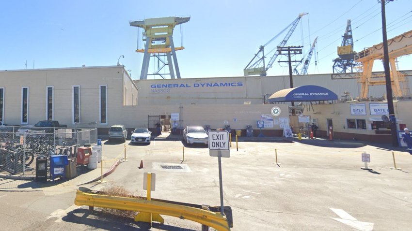 General Dynamic's National Steel and Shipbuilding Company (NASSCO) facility in the 2700 block of Harbor Drive.