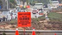 A portion of Sunset Cliffs Boulevard will be closed from 6 a.m. to 6 p.m. due to coastal erosion