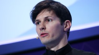 Pavel Durov, chief executive officer of Telegram, at the Mobile World Congress in Barcelona, Spain, on Tuesday, Feb. 23, 2016.