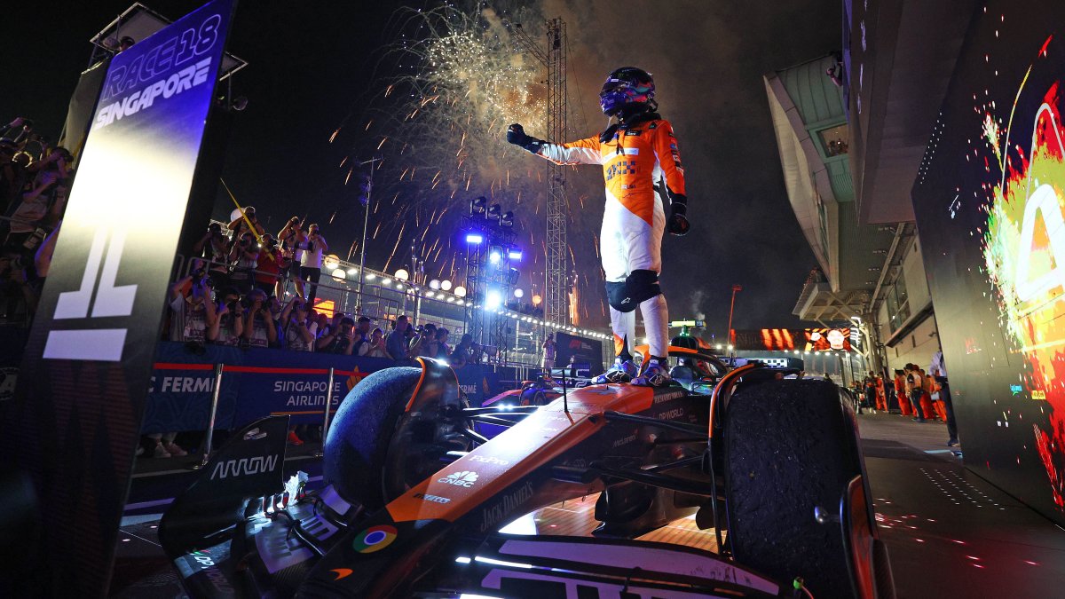 Lando Norris wins Singapore GP to cut Max Verstappen’s F1 lead NBC 7