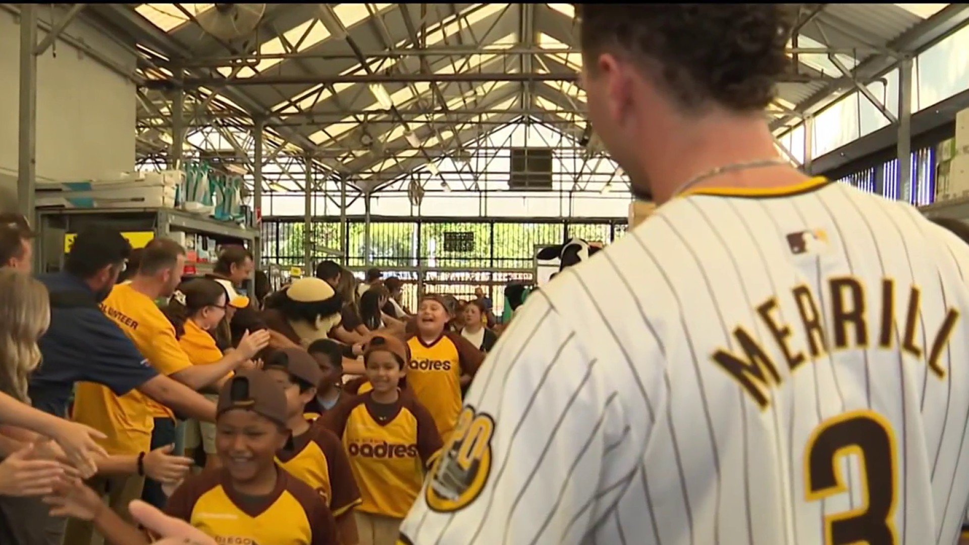 Padres hold back-to-school shopping spree for Monarch School students  impacted by homelessness