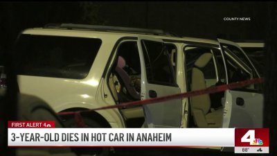 3-year-old girl dies in hot car in Anaheim