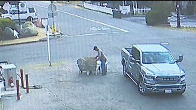 Thief caught on camera stealing Ramona boy's lemonade stand setup