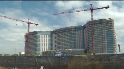 Gaylord Pacific on Chula Vista's Bayfront is close to the finish line