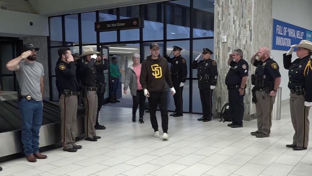 San Diego police officer injured in Clairemont crash returns to Texas for recovery San Diego police officer injured in Clairemont crash returns to Texas for recovery