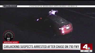 Carjacking suspects arrested after chase in Long Beach