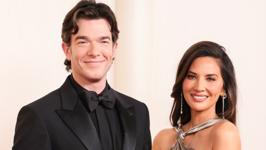 (L-R) John Mulaney and Olivia Munn