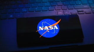 NASA logo is displayed