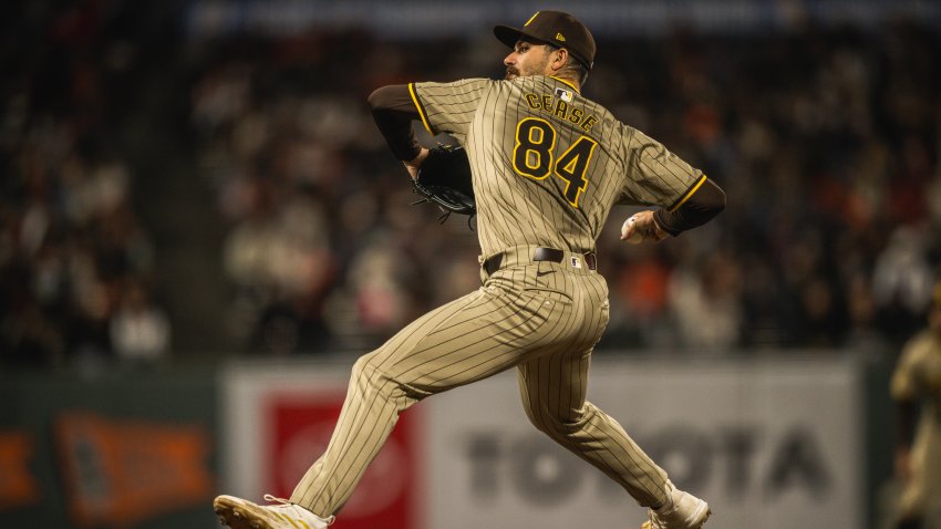 SAN FRANCISCO, CALIFORNIA – SEPTEMBER 13: Dylan Cease #84 of the San Diego Padres pitches in the third inning inning against the San Francisco Giants at Oracle Park on September 13, 2024 in San Francisco, California. (Photo by Matt Thomas/San Diego Padres/Getty Images)