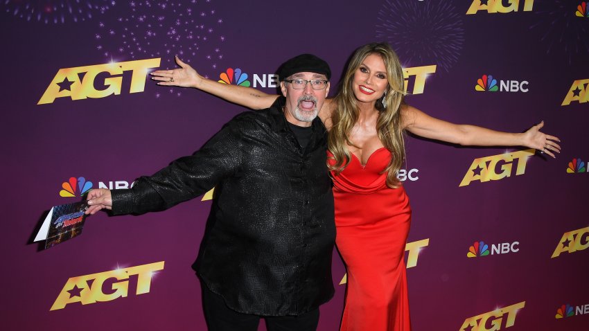 PASADENA, CALIFORNIA – SEPTEMBER 19: Heidi Klum, Richard Goodall arrives at the “America’s Got Talent” Season 19 Winner’s Red Carpet – EMBARGOED UNTIL 09/24 (STRICTLY UNDER EMBARGO UNTIL TUESDAY, 24 SEPTEMBER 2024 AT 23:01 EST, 20:01 PST) (FINAL RESULTS OF SHOW MUST HAVE FIRST AIRED ON EAST COAST) at Hotel Dena on September 19, 2024 in Pasadena, California. (Photo by Steve Granitz/FilmMagic)