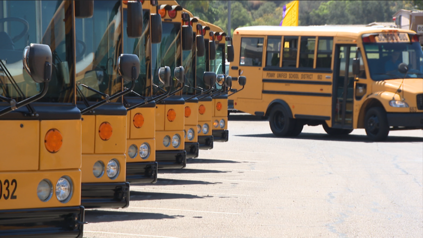 Poway Unified School Busses