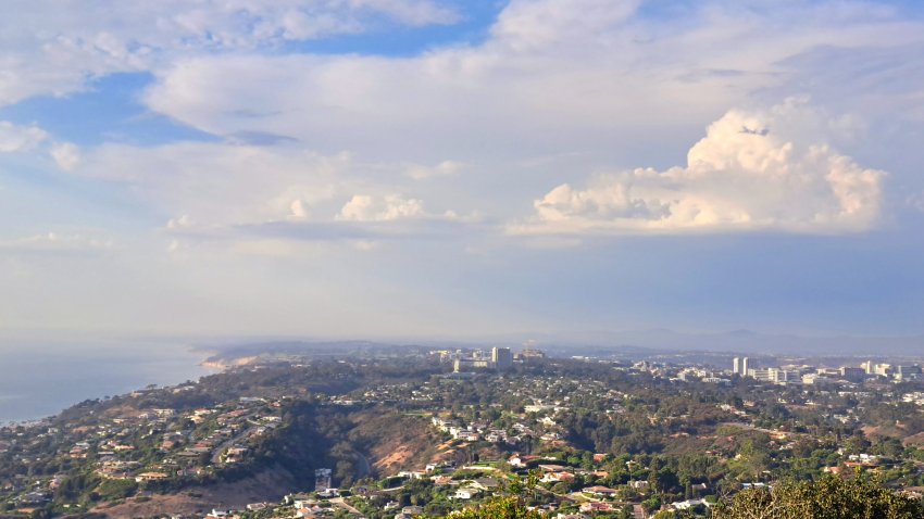 The view from Mount Soledad on Sept. 8, 2024.