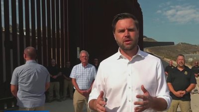 Republican vice-presidential candidate JD Vance visits U.S.-Mexico border in San Diego