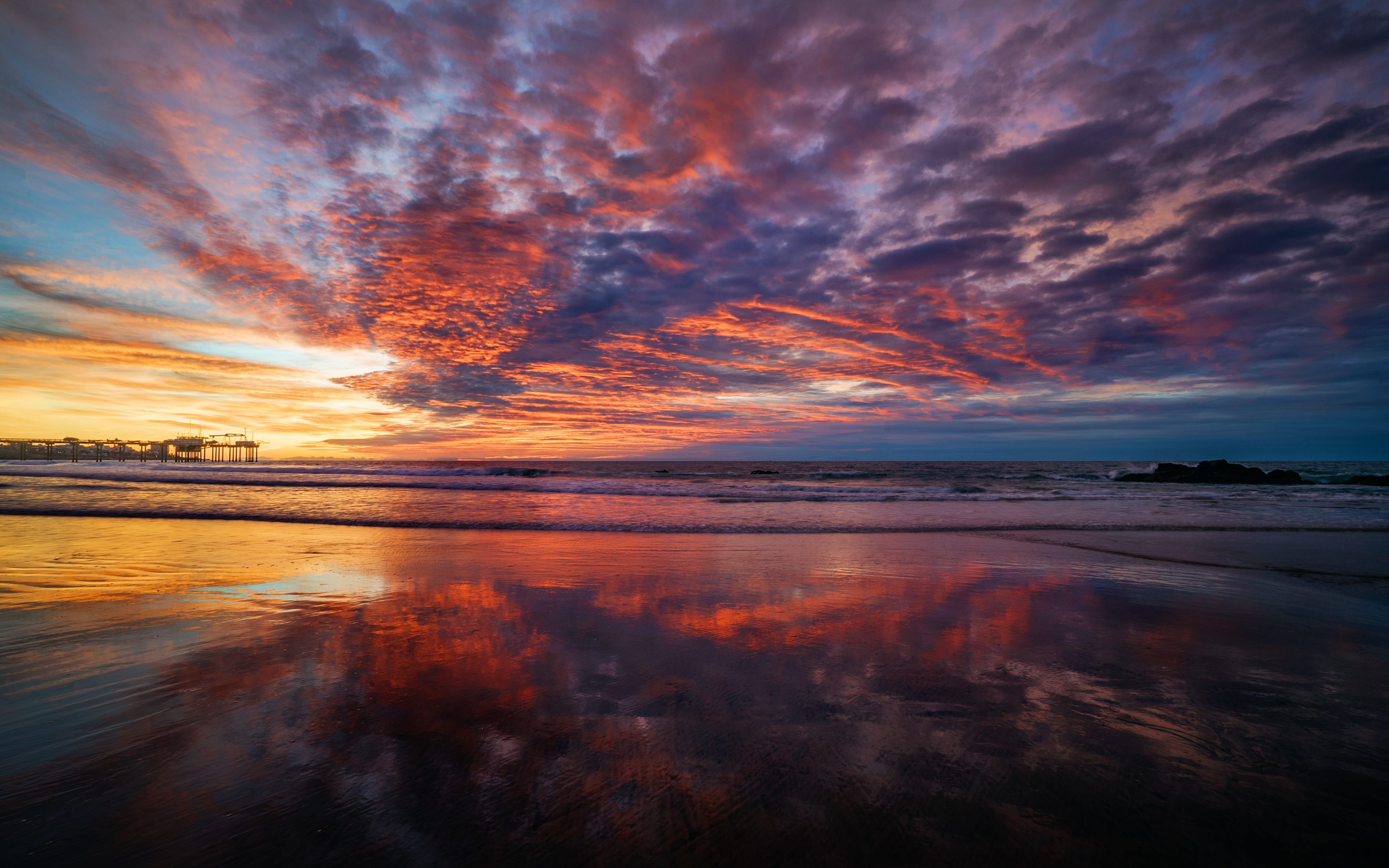 [UGCDGO-CJ-why we love san diego] Sunset at scripps pier on 11302019