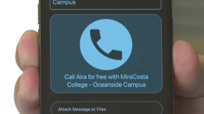 A special guide on-campus at MiraCosta College