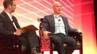 Ben Horowitz (right), Andreessen Horowitz partner talks about artificial intelligence and jobs at the TANIUM CONVERGE16 conference San Francisco.