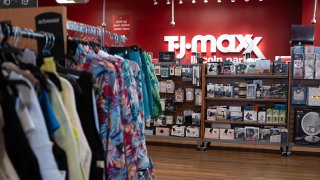 Merchandise is offered for sale at a T. J. Maxx store on February 28, 2024 in Chicago, Illinois.