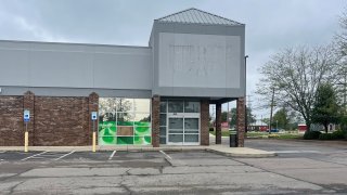 A shuttered Rite Aid store in New Lebanon, Ohio.