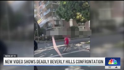 New video shows deadly confrontation in Beverly Hills