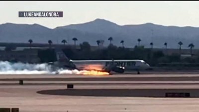 Flight from San Diego to Las Vegas catches fire