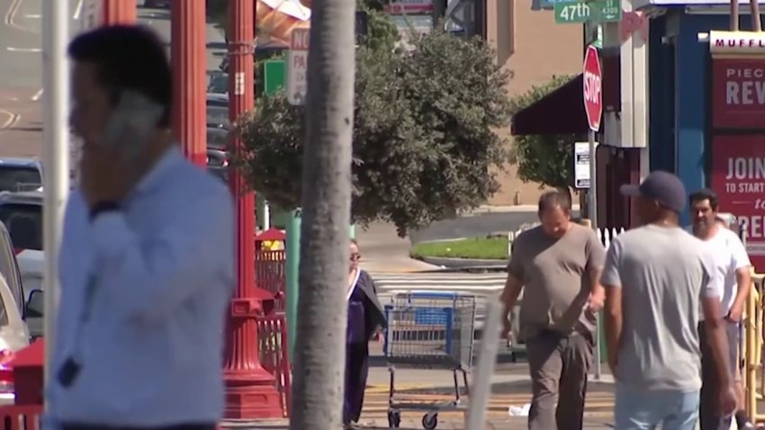 A screen grab of a sidewalk in City Heights