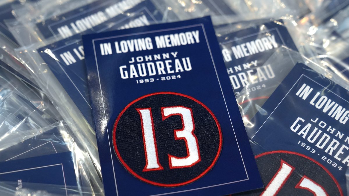 Blue Jackets honor Johnny Gaudreau in home opener vs. Panthers NBC 7