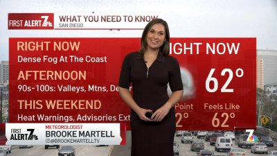 San Diego weather today: Brooke Martell's morning forecast for Oct. 3, 2024