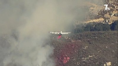 Brush fire north of Campo threatens structures, prompts evacuations