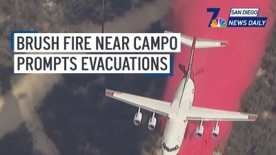 Brush fire near Campo prompts evacuations  | San Diego News Daily