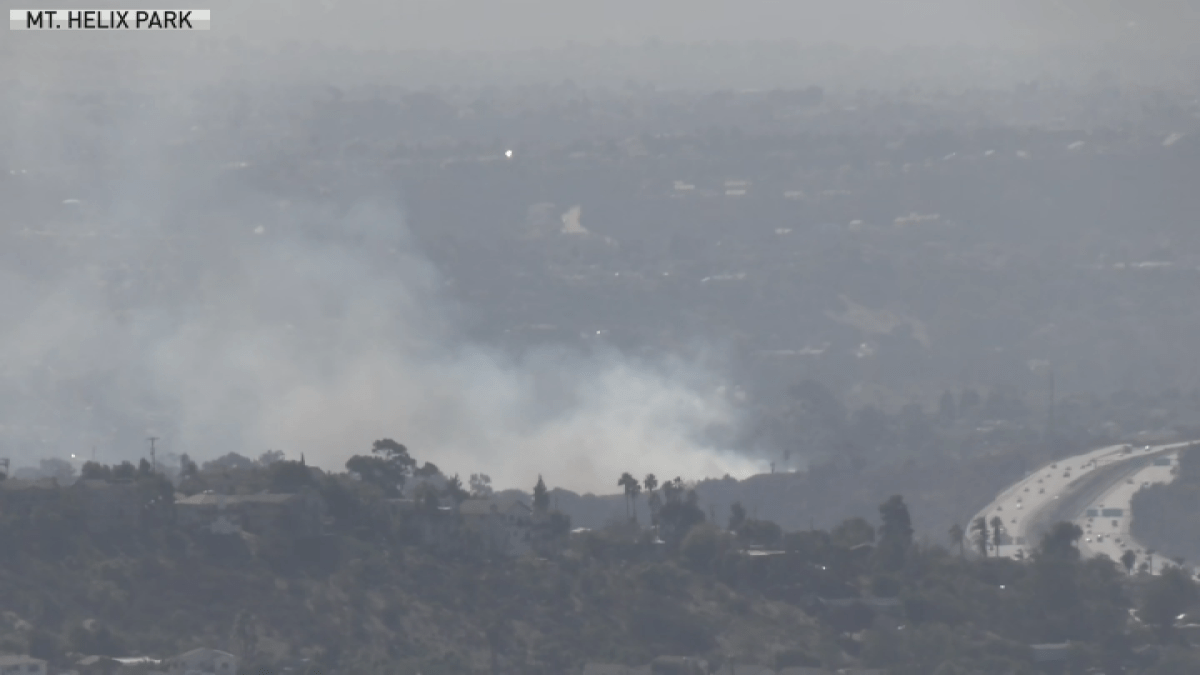 Evacuations ordered after brush fire sparked in Spring Valley