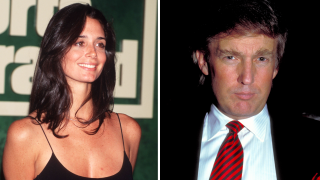 Stacey Williams at a Sports Illustrated event in 1996; Donald Trump in New York in 1993.