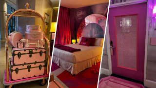 Now through Nov. 1, guests are invited to sliv like Paris Hilton by booking one of two Paris-themed suites at the Beverly Hilton hotel in Los Angeles to celebrate her new album. The stay includes turndown service and 24 hour concierge.